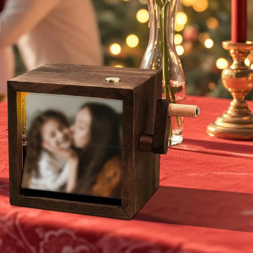 Hand-Cranked Photo Flipbook Display Box