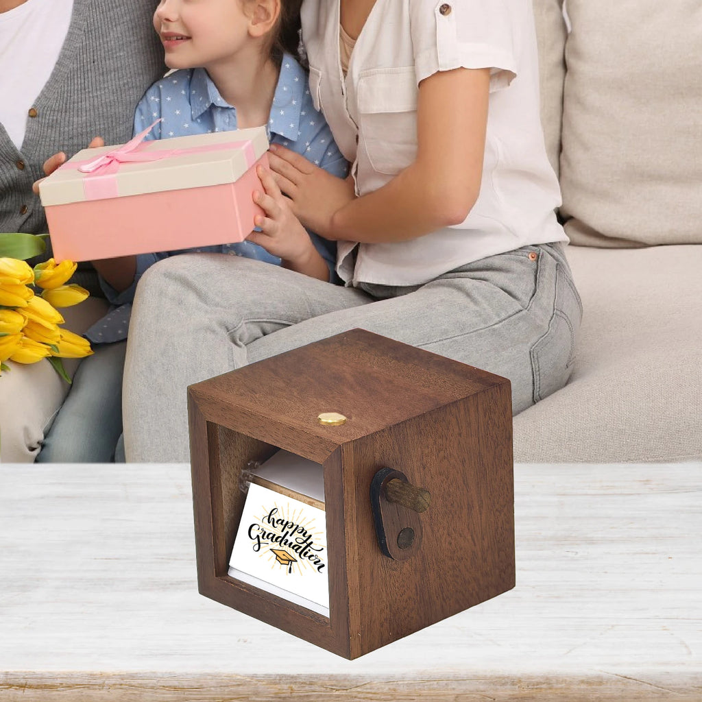 Hand-Cranked Photo Flipbook Display Box